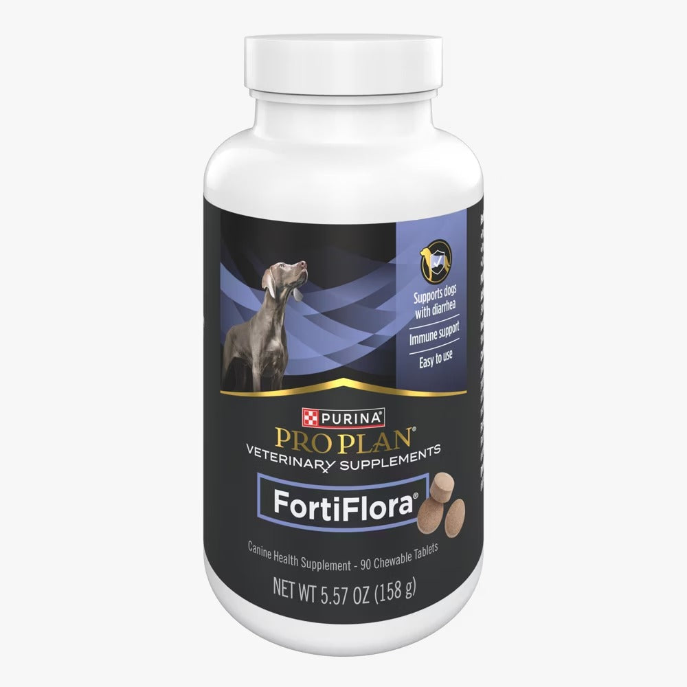 FortiFlora Dog Probiotic Tablets – Digestive & Immune Support by Pro Plan Veterinary Supplements