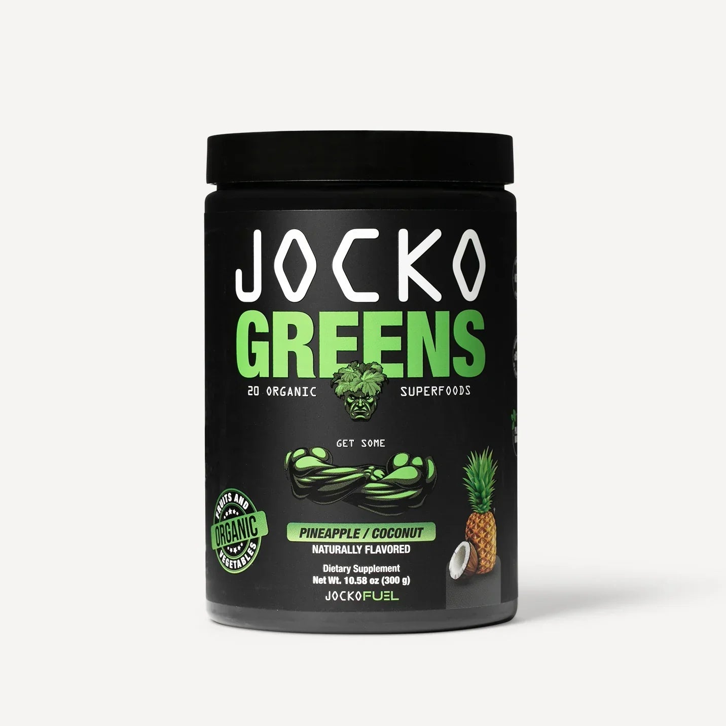 Jocko Greens Superfood Powder – Pineapple Coconut | Superfood Greens Drink | 30 Servings