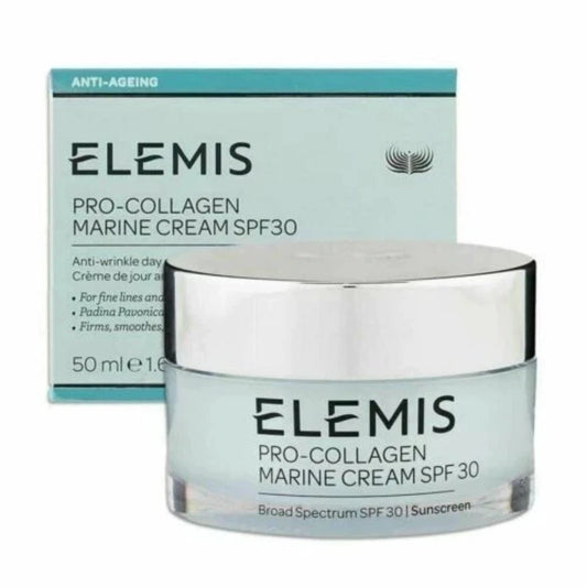 ELEMIS Pro-Collagen Marine Cream SPF30 50ml 1.6oz Hydrating Day Face Moisturizer